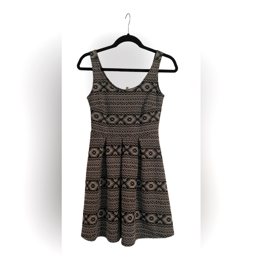 Cute Tribal-Print Sun Dress
